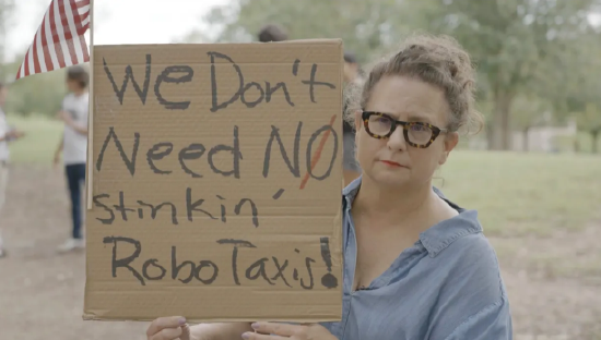 特斯拉在得州奥斯汀遭遇抗议活动：反(🔐)对马(🔗)斯克Robotaxi计划